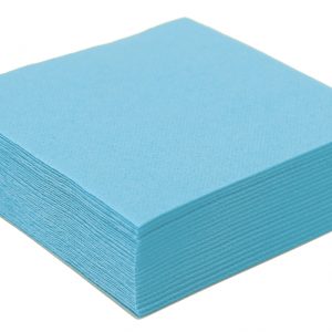 Serviette tendance 38x38 Bleu Caraïbe