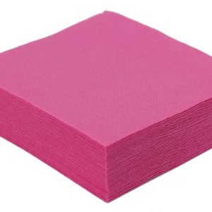 Serviette tendance 38x38 Fuschia