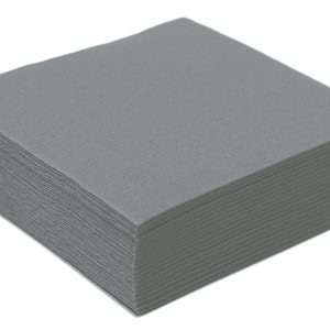 Serviette tendance 38x38 Gris