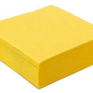Serviette tendance 38x38 Jaune