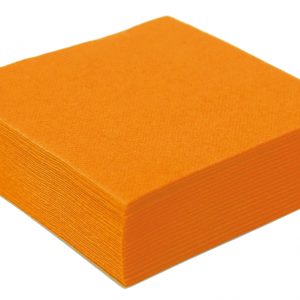 Serviette tendance 38x38 Mandarine