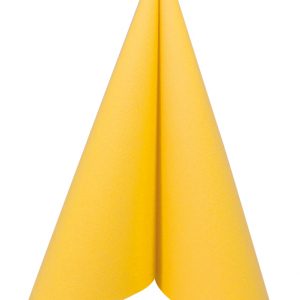 Serviette intissé 40x40cm Jaune