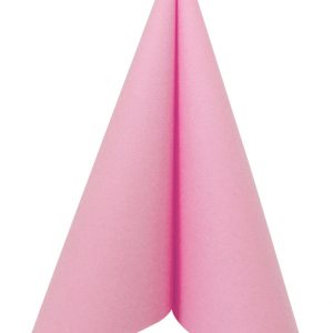 Serviette intissé 40x40cm Rose