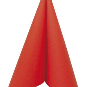Serviette intissé 40x40cm Rouge