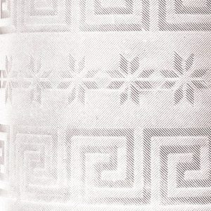 Nappe damassé 10m Blanc