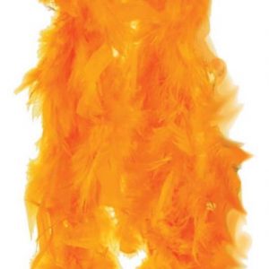Boa de plume orange