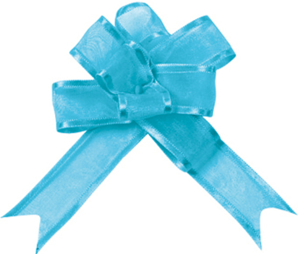 Mini noeud automatique Turquoise