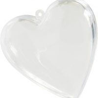 Coeur plexi 8cm