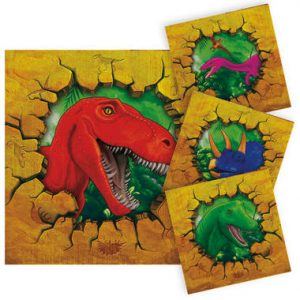 Serviettes Dinosaure