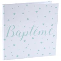 Livre d'or Baptême menthe