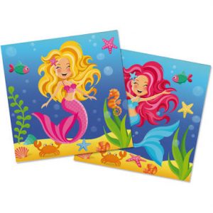 Serviettes Sirène