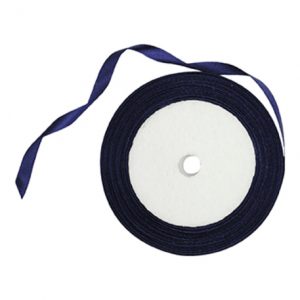 Ruban satin 6mm Bleu