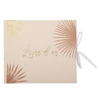 Livre d'Or Exotique Mood Sable, Camel et Or
