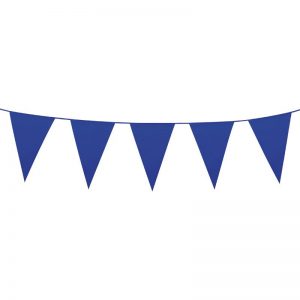 Guirlande fanion bleu