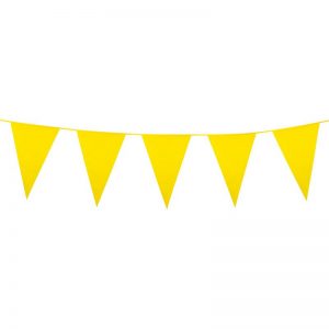 Guirlande fanion jaune