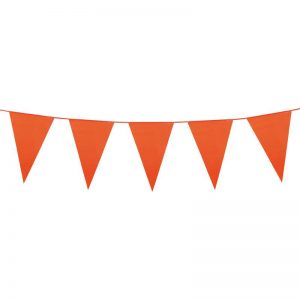 Guirlande fanion orange