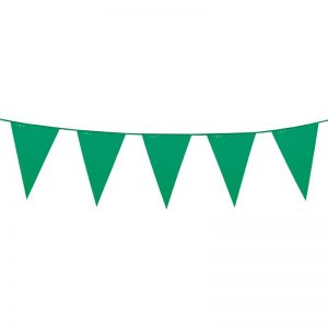 Guirlande fanion vert