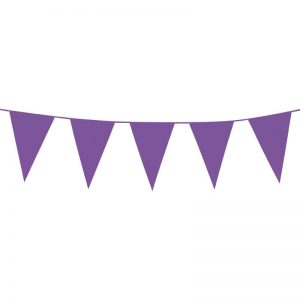 Guirlande fanion violet