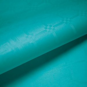 Nappe damassé 6m Turquoise