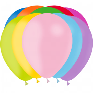 Ballon multicolore x 10