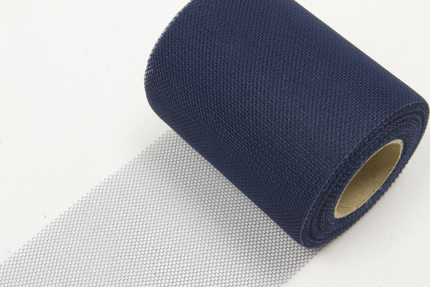 Tulle 10cm x 20m bleu