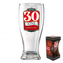 Verre à bière 30 aine