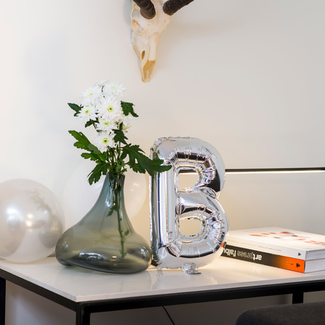 Ballon lettre alu 36cm B