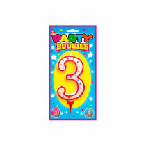 Bougie chiffre Géante 3