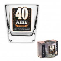 Verre à whisky 40ANS