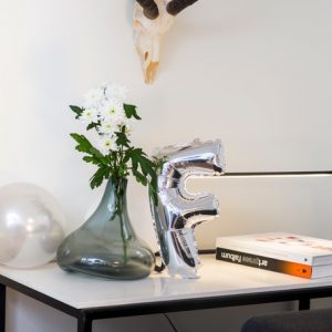 Ballon lettre alu 36cm F