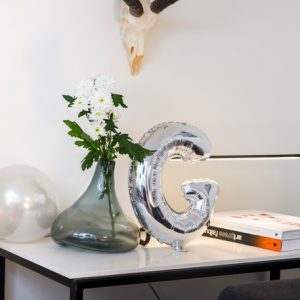 Ballon lettre alu 36cm G