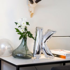 Ballon lettre alu 36cm K
