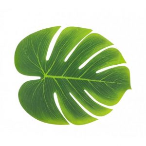 Lot de 3 feuilles tropicales de 29cm x 35cm
