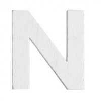 Lettre en bois 5cm N