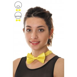 Noeud papillon jaune