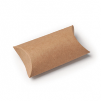 Pochette coussin kraft