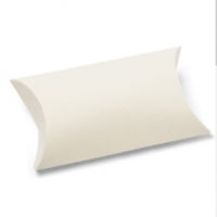 Pochette coussin ivoire