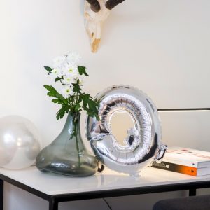 Ballon lettre alu 36cm Q