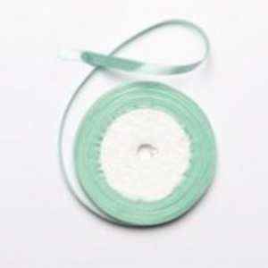 Ruban satin 6mm Menthe
