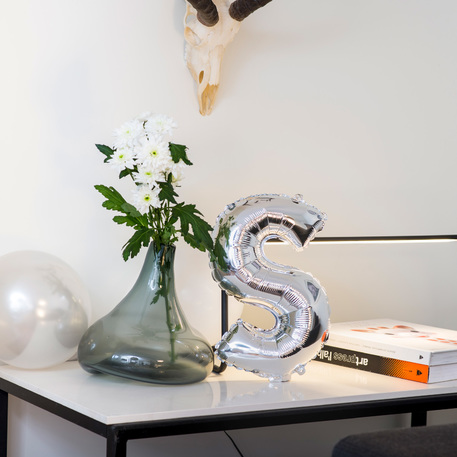 Ballon lettre alu 36cm S
