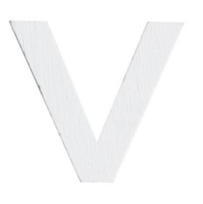 Lettre en bois 5cm V