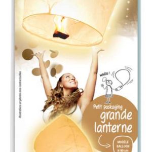 Lanterne volante blanche