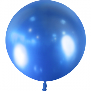 Ballon métallique Bleu 60cm