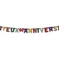 Guirlande Joyeux Anniversaire 4m