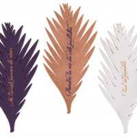 Assortiment feuilles Noël végétal métal