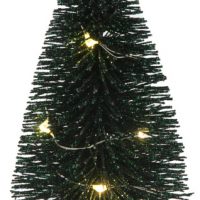 Sapin lumineux 12cm vert