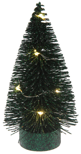 Sapin lumineux 12cm vert