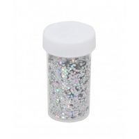 paillette holographique argent
