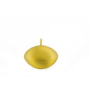 bougie flottante doré