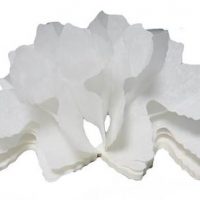 Guirlande croix papier 4,5m blanc